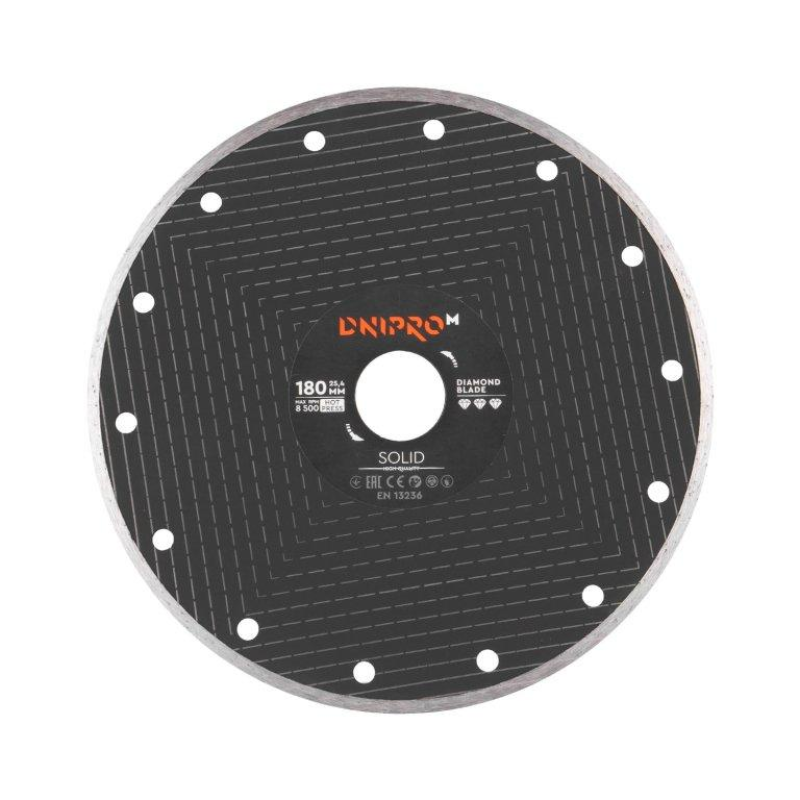 Алмазний диск Dnipro-M 180 мм 25.4 Solid Алмазний диск Dnipro-M 180 мм 25.4 Solid