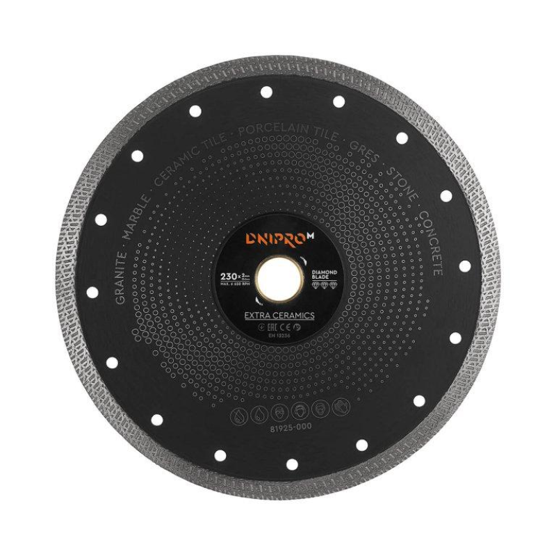 Алмазний диск Dnipro-M 230 25.4 Extra-Ceramics Алмазний диск Dnipro-M 230 25.4 Extra-Ceramics
