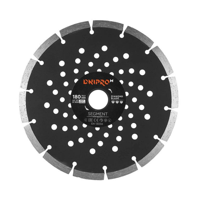 Алмазний диск Dnipro-M 180 22.2 Segment Алмазний диск Dnipro-M 180 22.2 Segment