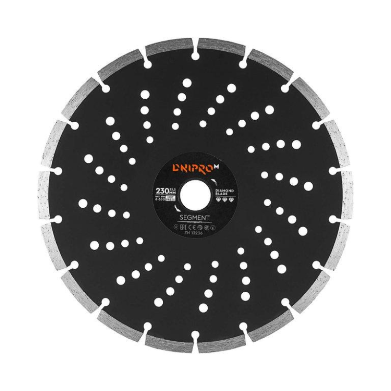 Алмазний диск Dnipro-M 230 22.2 Segment Алмазний диск Dnipro-M 230 22.2 Segment