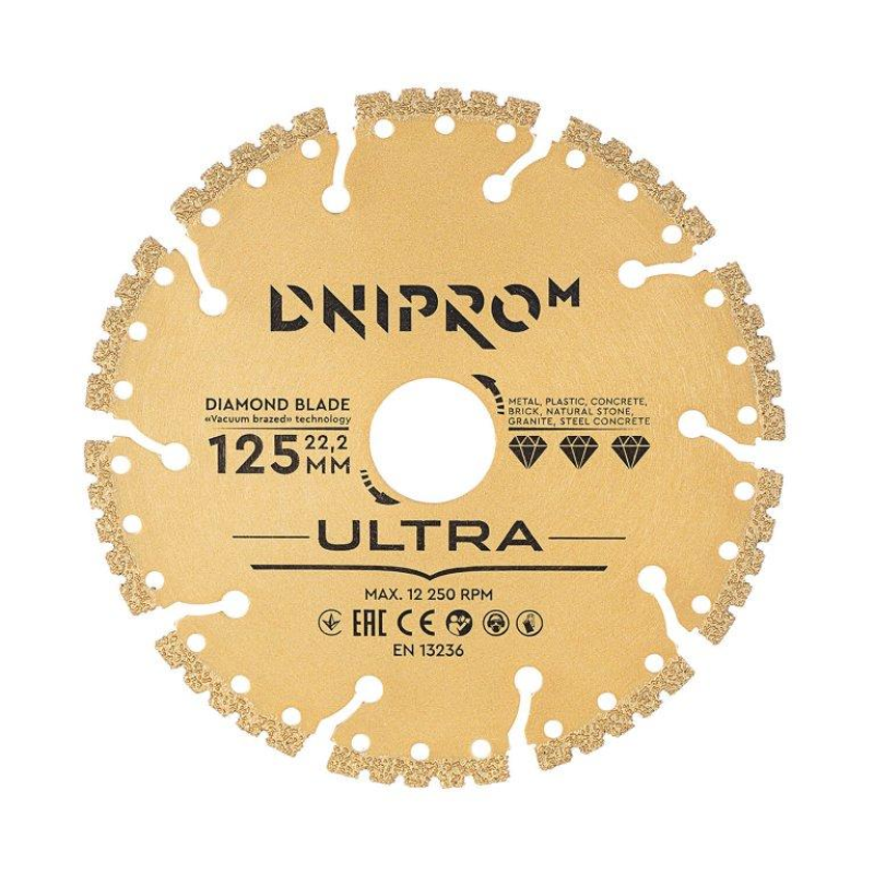 Алмазний диск Dnipro-M 125 22.2 Ultra Алмазний диск Dnipro-M 125 22.2 Ultra