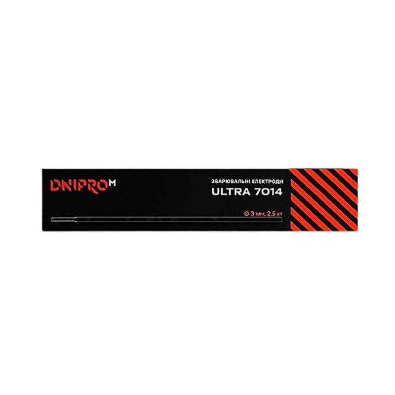 Зварювальні електроди Dnipro-M ULTRA 7014 3 мм 2,5 кг