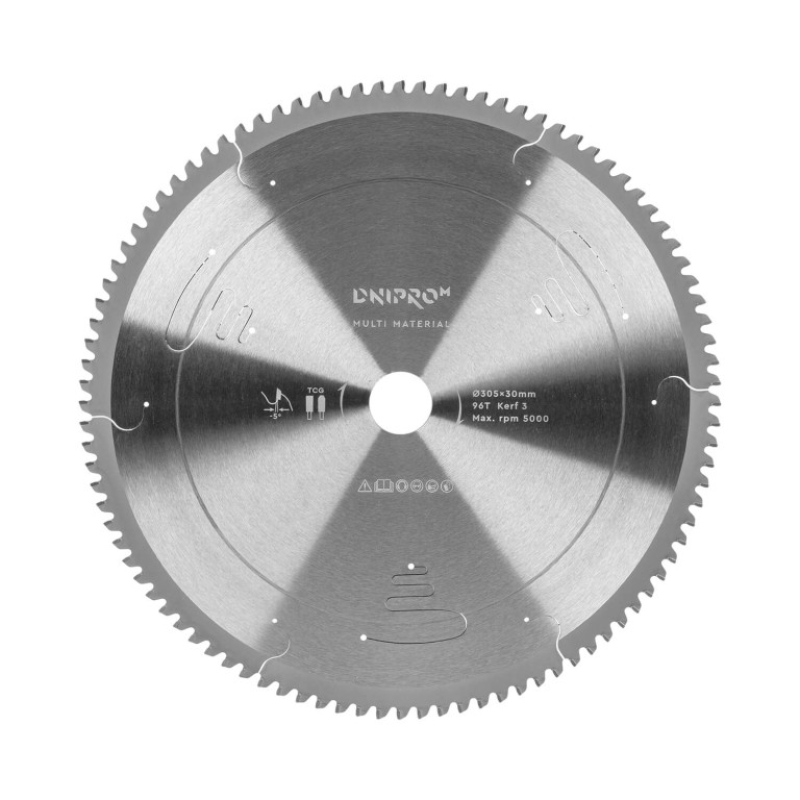 Пиляльний диск Dnipro-M Multi Material 305×30/25,4×3 96T Пиляльний диск Dnipro-M Multi Material 305×30/25,4×3 96T