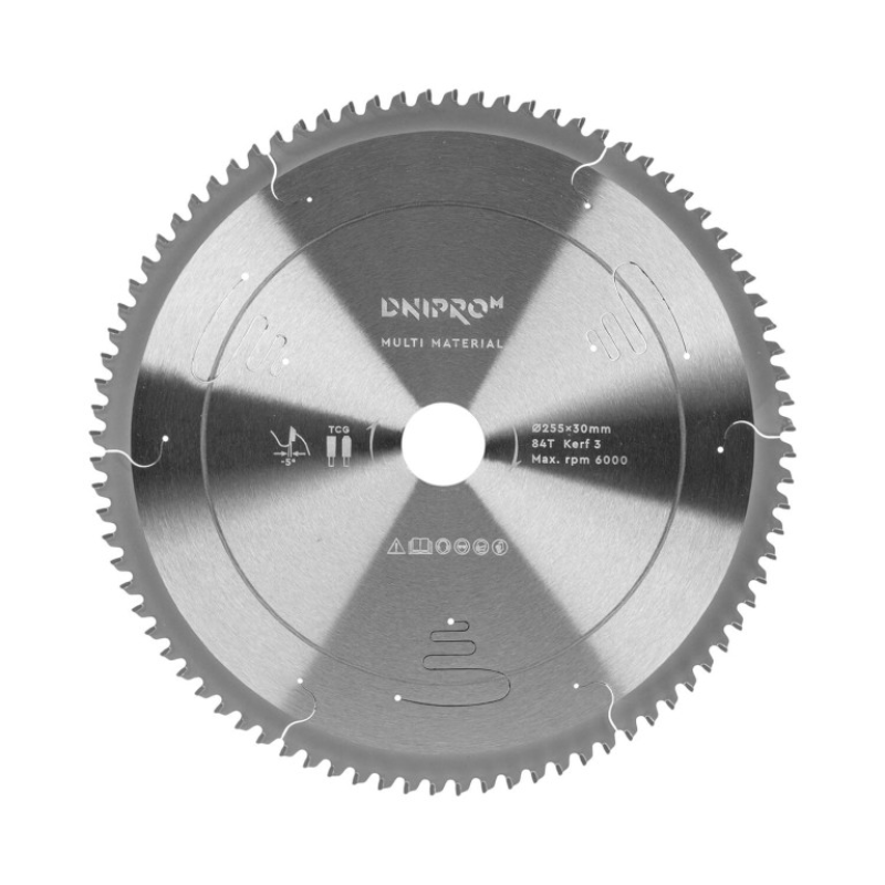 Пиляльний диск Dnipro-M Multi Material 255×30/25,4×3 84Т Пиляльний диск Dnipro-M Multi Material 255×30/25,4×3 84Т