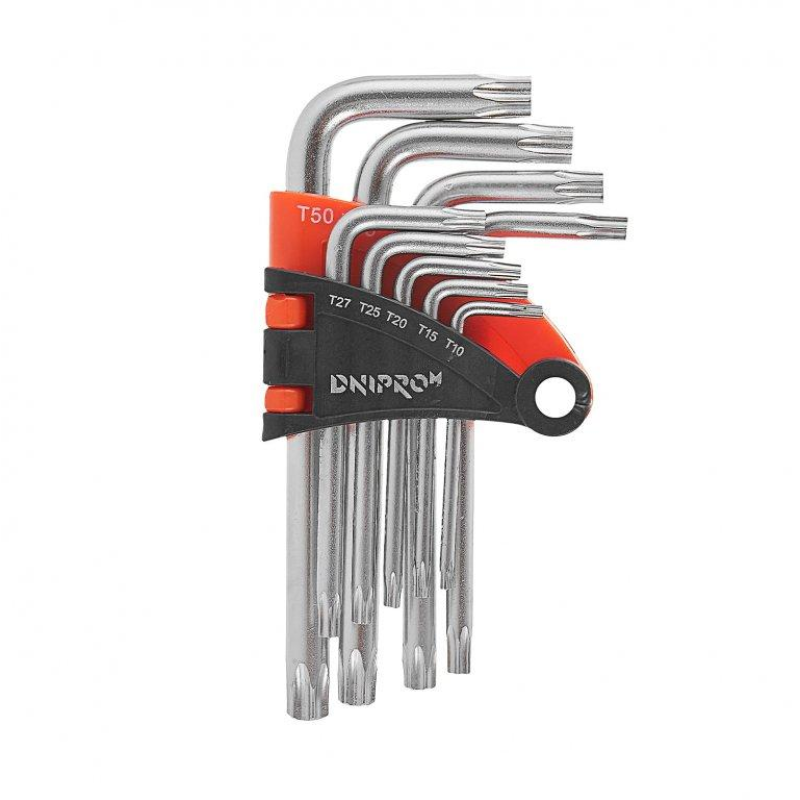 Набір ключів шестигранних Dnipro-M TORX 9 шт.