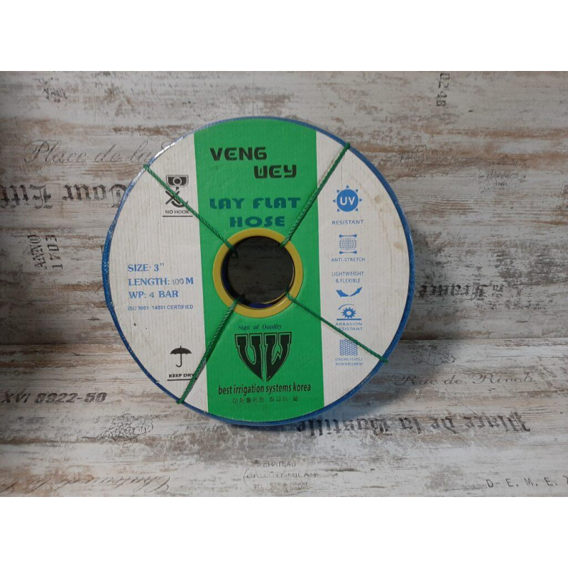 Гнучкий ПВХ шланг Лейфлет Veng Wey 6“, 150 мм