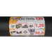 Геотекстиль (130 г/м2) 1.2*50 чорний геотекстиль садовий
