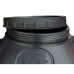 Бочка  технічна 60 л чорна низька бідон  широка горловина ємність для води